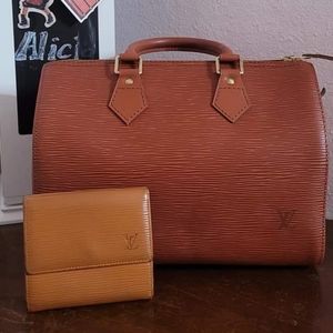 LV SPEEDY 25 EPI LEATHER